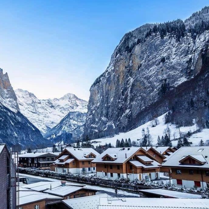 Ferienwohnung Talhaus Lauterbrunnen Buitenkant foto