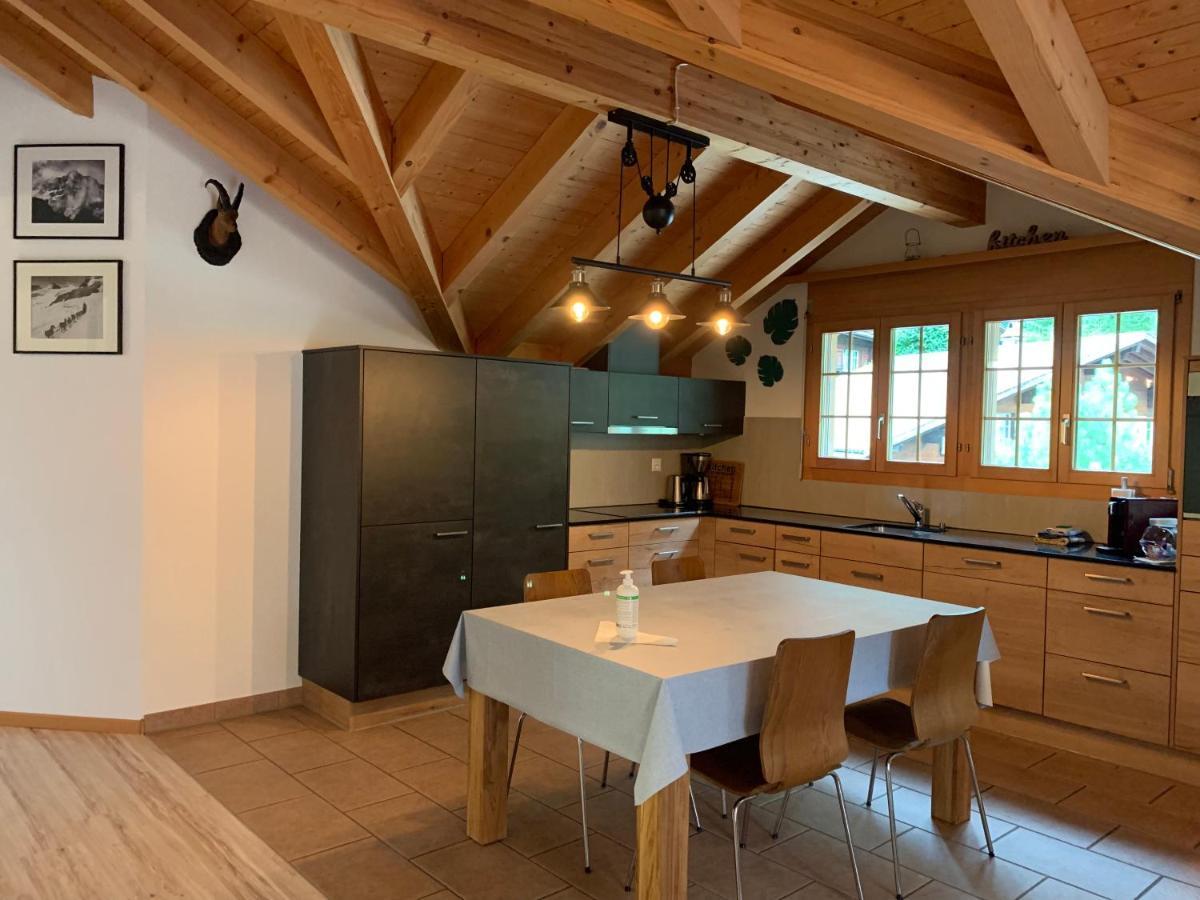 Ferienwohnung Talhaus Lauterbrunnen Buitenkant foto